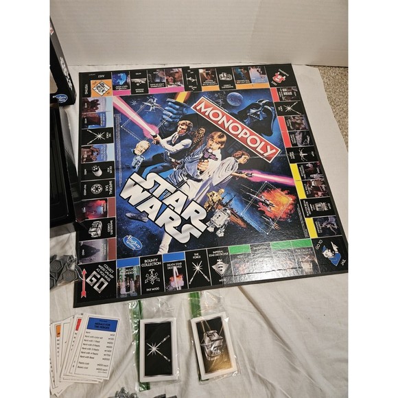 Monopoly Star Wars 40th Anniversary Special Edition Game COMPLETE - Picture 4 of 9